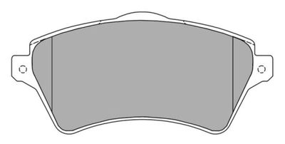 FBP1215 FREMAX Комплект тормозных колодок, дисковый тормоз