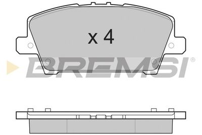 BP3245 BREMSI Комплект тормозных колодок, дисковый тормоз