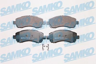 5SP1025 SAMKO Комплект тормозных колодок, дисковый тормоз