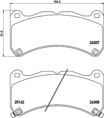 8DB355037611 HELLA PAGID Комплект тормозных колодок, дисковый тормоз