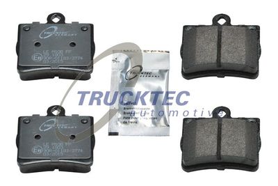 0235120 TRUCKTEC AUTOMOTIVE Комплект тормозных колодок, дисковый тормоз