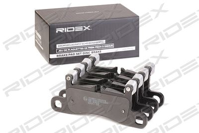 402B1218 RIDEX Комплект тормозных колодок, дисковый тормоз