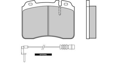 120506 E.T.F. Комплект тормозных колодок, дисковый тормоз