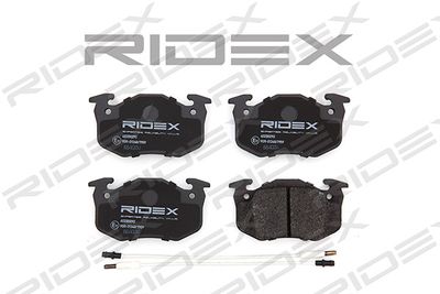 402B0292 RIDEX Комплект тормозных колодок, дисковый тормоз