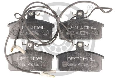 9510 OPTIMAL Комплект тормозных колодок, дисковый тормоз