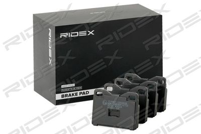 402B1258 RIDEX Комплект тормозных колодок, дисковый тормоз