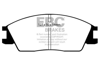 DP556 EBC Brakes Комплект тормозных колодок, дисковый тормоз