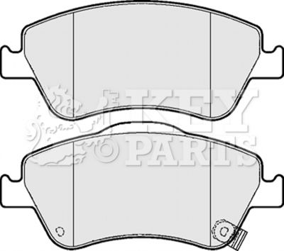 KBP2083 KEY PARTS Комплект тормозных колодок, дисковый тормоз