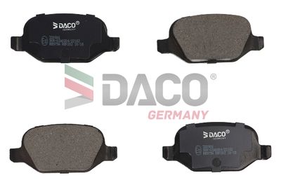 320906 DACO Germany Комплект тормозных колодок, дисковый тормоз