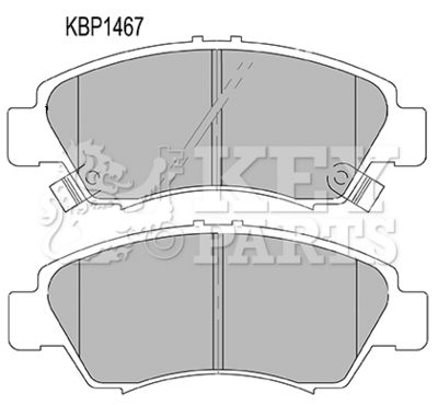 KBP1467 KEY PARTS Комплект тормозных колодок, дисковый тормоз