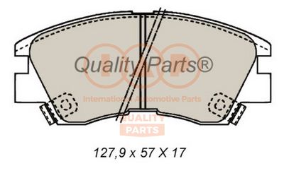 70412020 IAP QUALITY PARTS Комплект тормозных колодок, дисковый тормоз