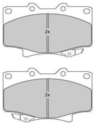FBP1753 FREMAX Комплект тормозных колодок, дисковый тормоз