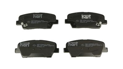254212 HART Комплект тормозных колодок, дисковый тормоз
