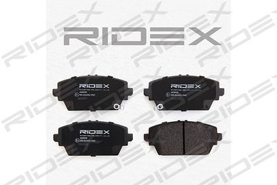 402B0135 RIDEX Комплект тормозных колодок, дисковый тормоз