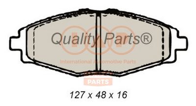 70420062G IAP QUALITY PARTS Комплект тормозных колодок, дисковый тормоз