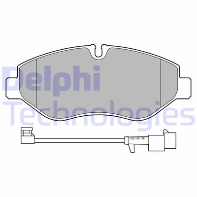 LP3621 DELPHI Комплект тормозных колодок, дисковый тормоз