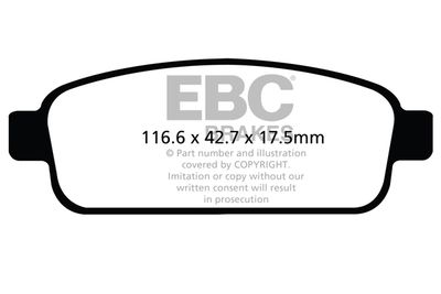 DP32066C EBC Brakes Комплект тормозных колодок, дисковый тормоз