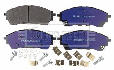 BBP2923 BORG & BECK Комплект тормозных колодок, дисковый тормоз