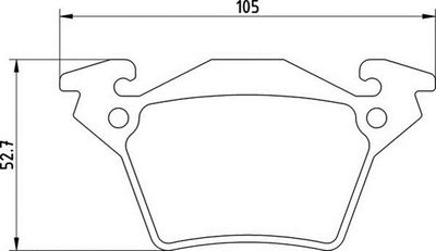 363710201169 MAGNETI MARELLI Комплект тормозных колодок, дисковый тормоз