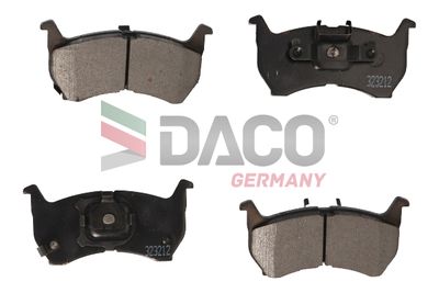 323212 DACO Germany Комплект тормозных колодок, дисковый тормоз
