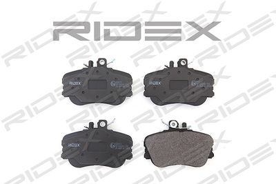 402B0170 RIDEX Комплект тормозных колодок, дисковый тормоз