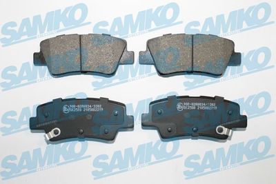 5SP2219 SAMKO Комплект тормозных колодок, дисковый тормоз