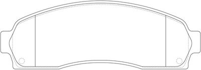 FP0833 FIT Комплект тормозных колодок, дисковый тормоз