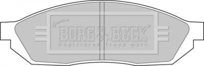 BBP1071 BORG & BECK Комплект тормозных колодок, дисковый тормоз