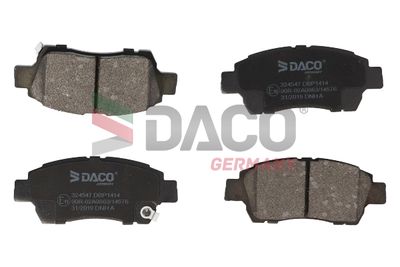 324547 DACO Germany Комплект тормозных колодок, дисковый тормоз