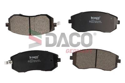 323601 DACO Germany Комплект тормозных колодок, дисковый тормоз