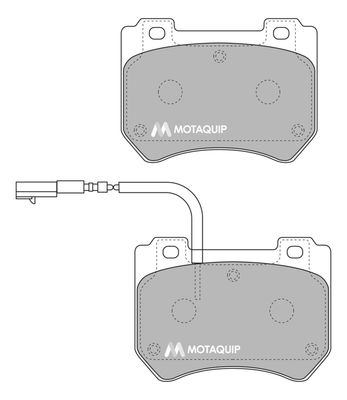 LVXL1700 MOTAQUIP Комплект тормозных колодок, дисковый тормоз