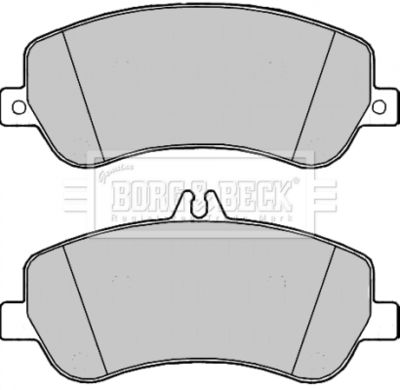 BBP2210 BORG & BECK Комплект тормозных колодок, дисковый тормоз