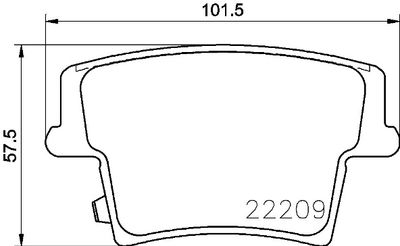 P11040 BREMBO Комплект тормозных колодок, дисковый тормоз