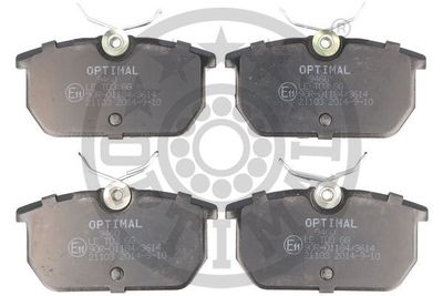 9460 OPTIMAL Комплект тормозных колодок, дисковый тормоз