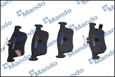 MPO18 MANDO Комплект тормозных колодок, дисковый тормоз
