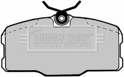 BBP1145 BORG & BECK Комплект тормозных колодок, дисковый тормоз