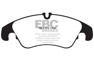 DP32022C EBC Brakes Комплект тормозных колодок, дисковый тормоз