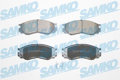 5SP686 SAMKO Комплект тормозных колодок, дисковый тормоз