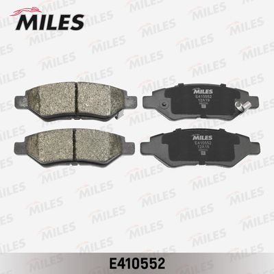 E410552 MILES Комплект тормозных колодок, дисковый тормоз