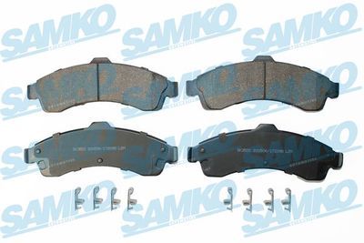 5SP2098 SAMKO Комплект тормозных колодок, дисковый тормоз