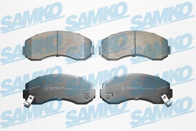 5SP1007 SAMKO Комплект тормозных колодок, дисковый тормоз