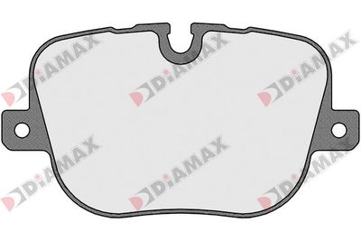 N09525 DIAMAX Комплект тормозных колодок, дисковый тормоз
