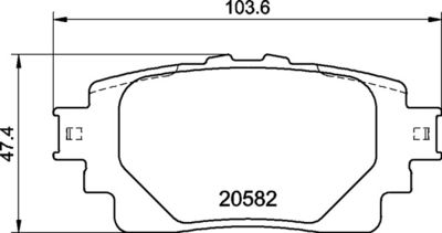 P83174 BREMBO Комплект тормозных колодок, дисковый тормоз