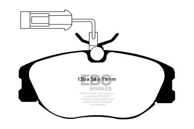 DP21109 EBC Brakes Комплект тормозных колодок, дисковый тормоз