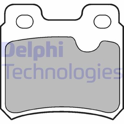 LP586 DELPHI Комплект тормозных колодок, дисковый тормоз