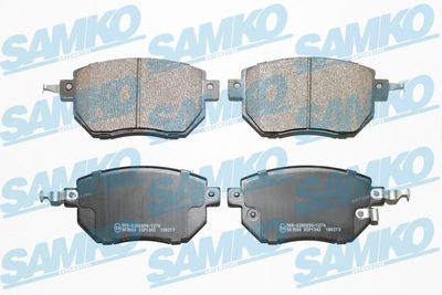 5SP1342 SAMKO Комплект тормозных колодок, дисковый тормоз