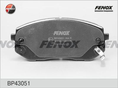 BP43051 FENOX Комплект тормозных колодок, дисковый тормоз