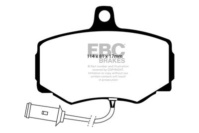 DP3756C EBC Brakes Комплект тормозных колодок, дисковый тормоз