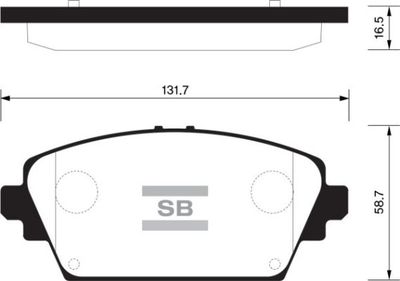FBP1582 FI.BA Комплект тормозных колодок, дисковый тормоз