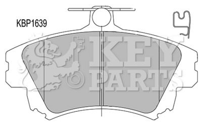 KBP1639 KEY PARTS Комплект тормозных колодок, дисковый тормоз
